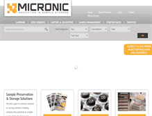 Tablet Screenshot of micronic.com